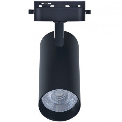 Φωτιστικό LED Ράγας 20W 230V 2400lm 36° 3000K Θερμό Φως Dimmable 2 Καλωδίων Μαύρο 24-4200019